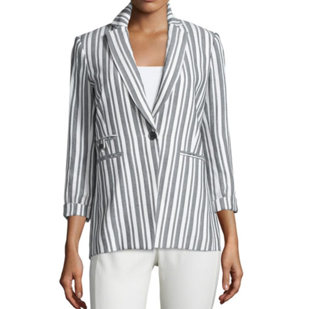 Veronica Beard 'Beatriz' Striped Blazer